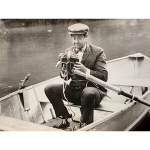 Vintage 1961 Swinging Along Tommy Noona Movie Still B&W Photo